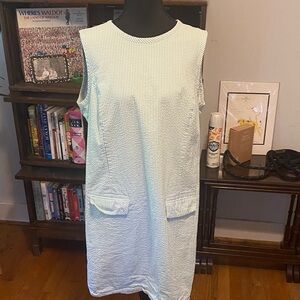 Vintage Brooks Brothers Striped Sleeveless Dress